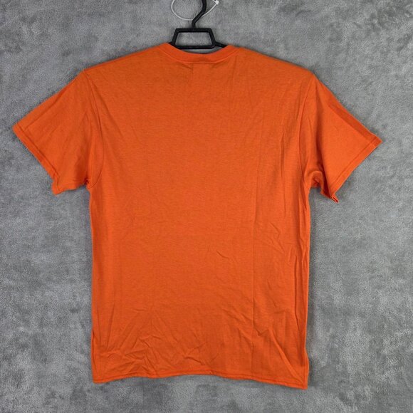 Mens Delta Pro Weight Orange Snoopy OSU Cowboys T Shirt Short Sleeve Size L - Picture 5 of 8